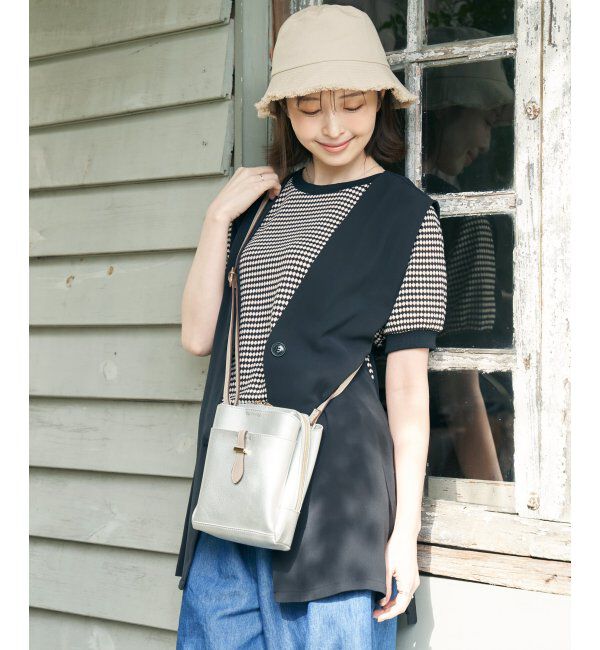 ikka「ハニカム柄ジャガードカットソー」|その他|