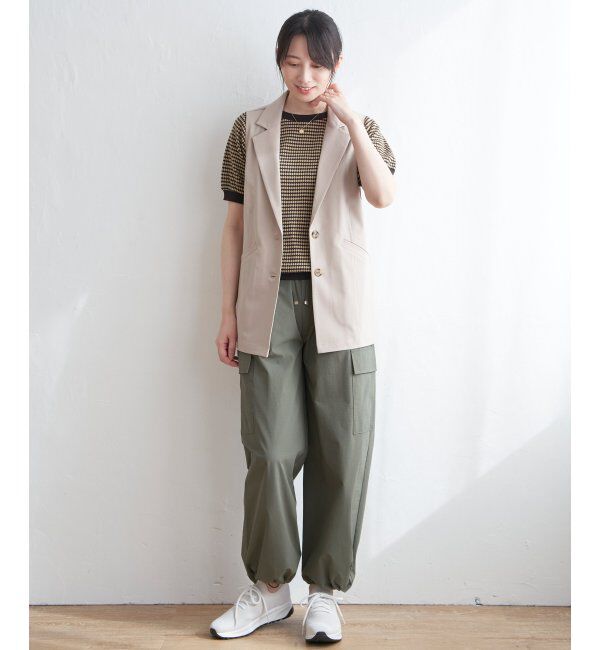 ikka「ハニカム柄ジャガードカットソー」|その他|