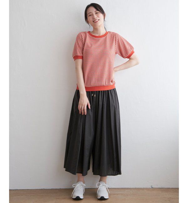 ikka「ハニカム柄ジャガードカットソー」|その他|