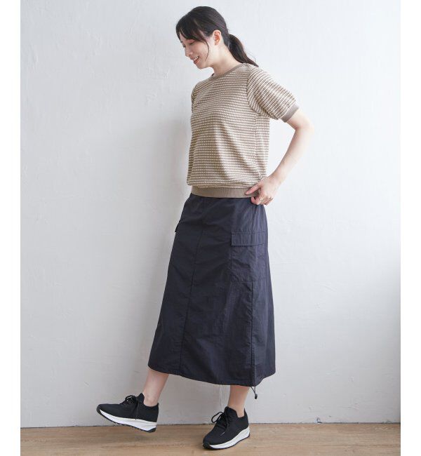 ikka「ハニカム柄ジャガードカットソー」|その他|