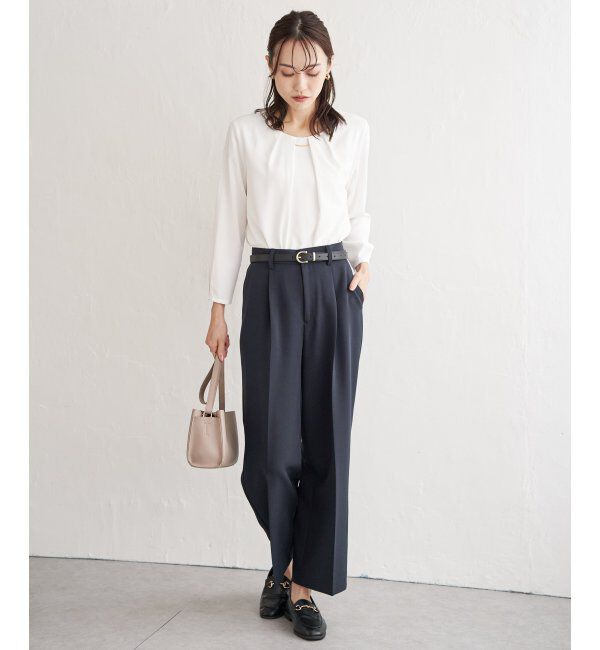 IKKA LOUNGE「ウォッシャブルワイドパンツ」|その他|