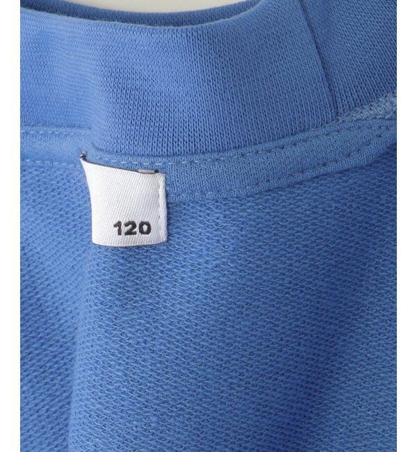 ikka kids「ミニ裏毛ワッペン裾レイヤープルオーバー（120~160cm）」|Tシャツ・カットソー|