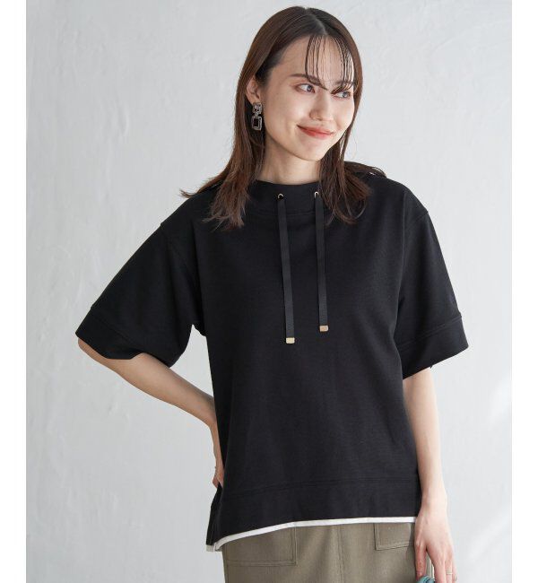 ikka「コットンUSAミニワッフルスピンドル」|その他|ブラック