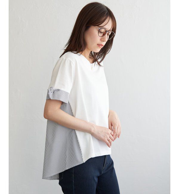 ikka「ソデツイストキリカエＰＯ」|その他|オフホワイト