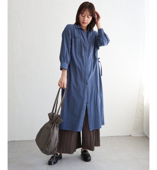 ikka「さらっとプリーツワイドパンツ」|その他|