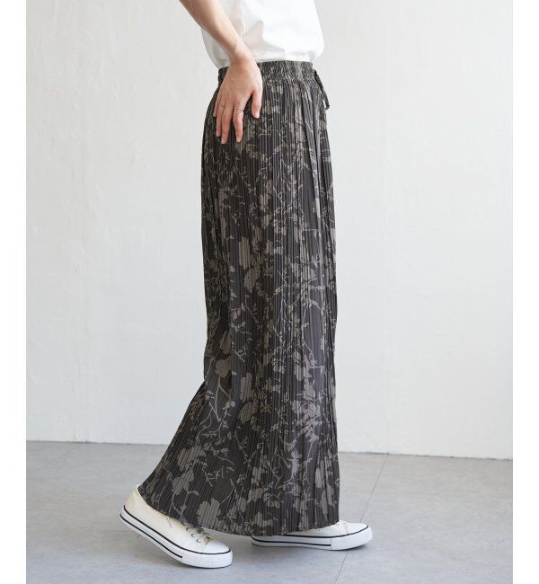 ikka「さらっとプリーツワイドパンツ」|その他|