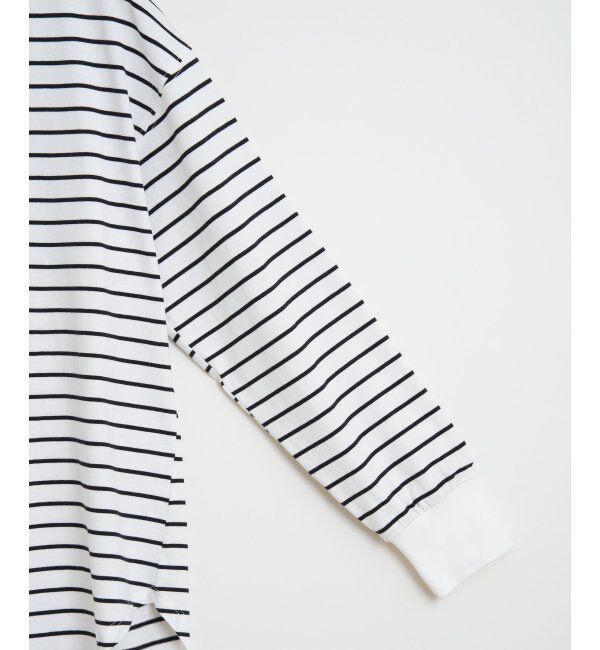 ikka「コットンUSA裾ラウンドロンT」|Tシャツ・カットソー|