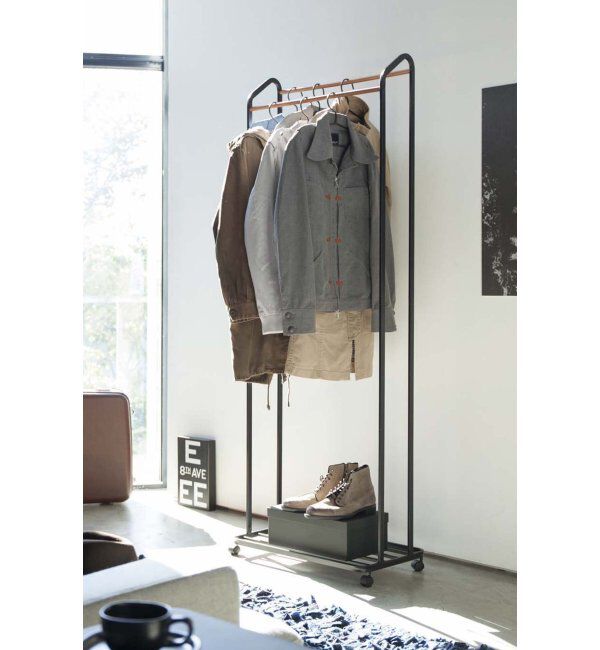 Lbc with Life「tower タワー ハンガーラック キャスター付き」|その他|ブラック