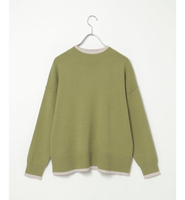 Lbc with Life「配色リブプルオーバー」|カーディガン|