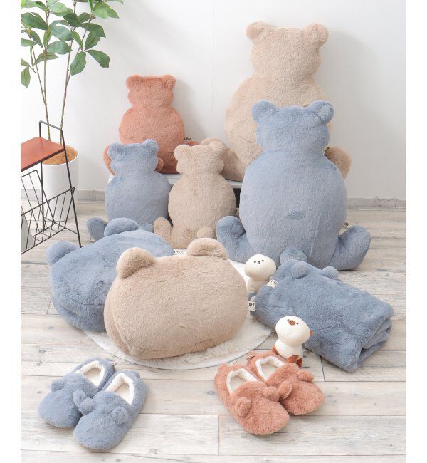 Lbc with Life「HIBARNATION クマ L」|クッション・クッションカバー|