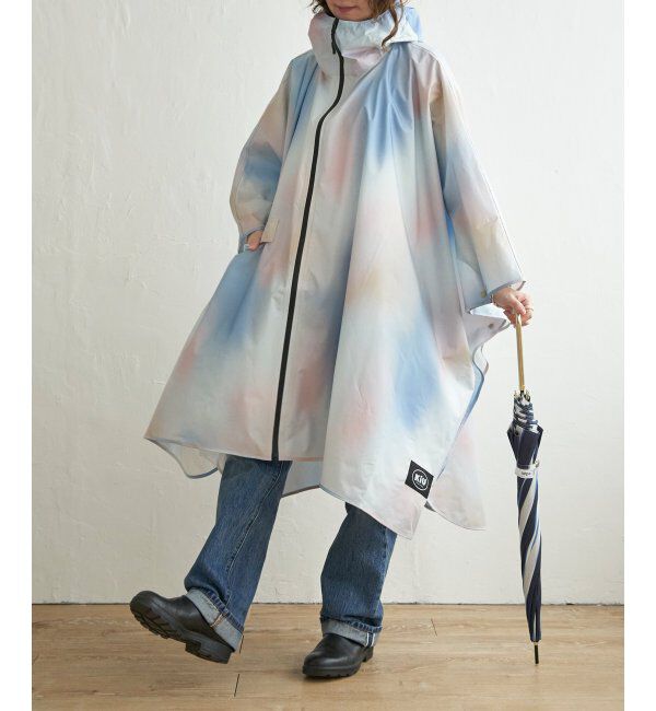 Lbc with Life「【撥水】KiU キウ レインポンチョ 2ND」|傘|ブルーケイ