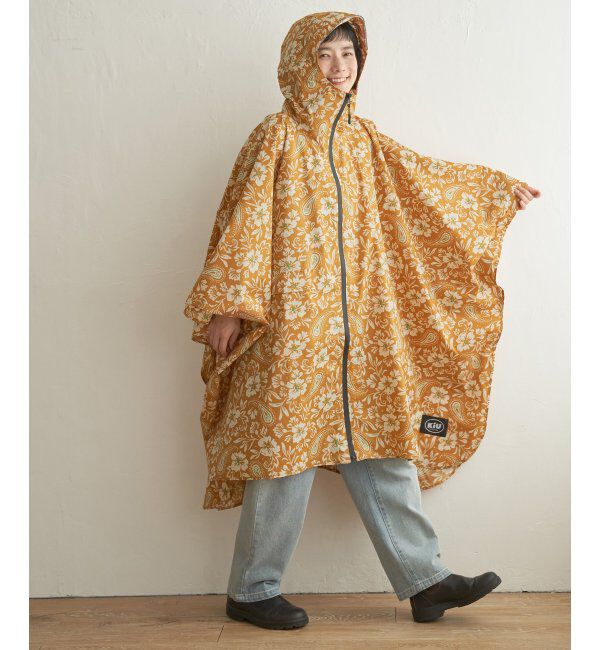 Lbc with Life「【撥水】KiU キウ レインポンチョ 2ND」|傘|サーモンピンク