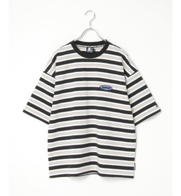 VENCE share style「STARTER BLACK LABEL スターターブラックレーベル ボーダー刺繍Tシャツ」|Tシャツ・カットソー|