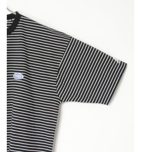 VENCE share style「STARTER BLACK LABEL スターターブラックレーベル ボーダー刺繍Tシャツ」|Tシャツ・カットソー|