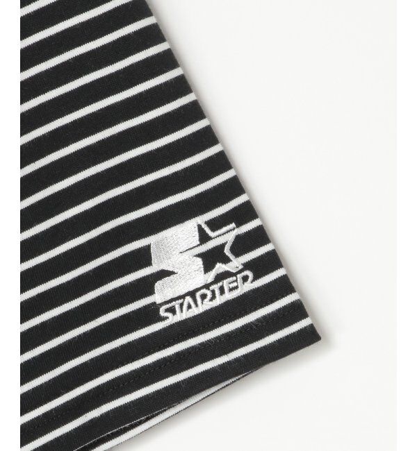 VENCE share style「STARTER BLACK LABEL スターターブラックレーベル ボーダー刺繍Tシャツ」|Tシャツ・カットソー|