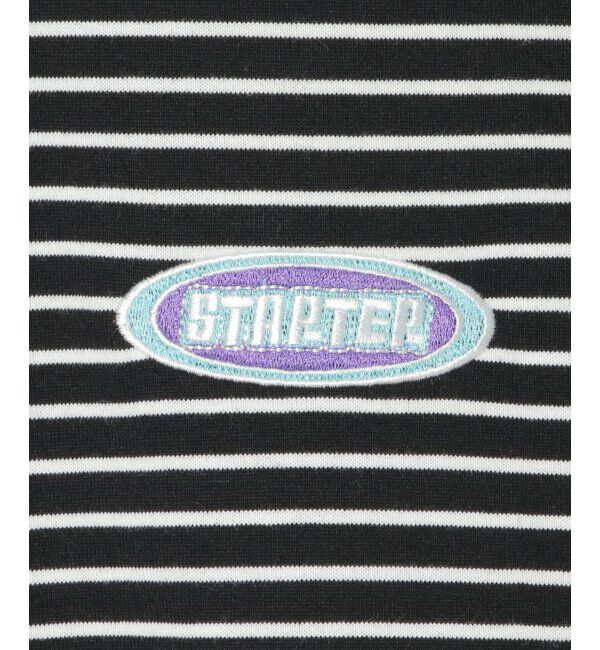 VENCE share style「STARTER BLACK LABEL スターターブラックレーベル ボーダー刺繍Tシャツ」|Tシャツ・カットソー|