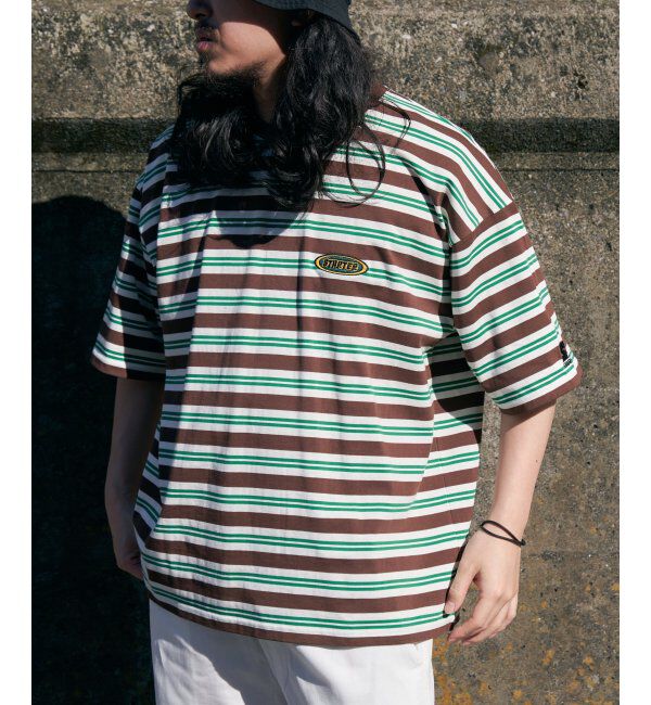 VENCE share style「STARTER BLACK LABEL スターターブラックレーベル ボーダー刺繍Tシャツ」|Tシャツ・カットソー|ソノタC