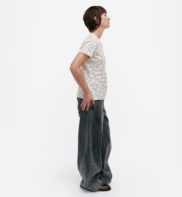 Marimekko「Heleys Piirto Unikko Tシャツ」|シャツ・ブラウス|