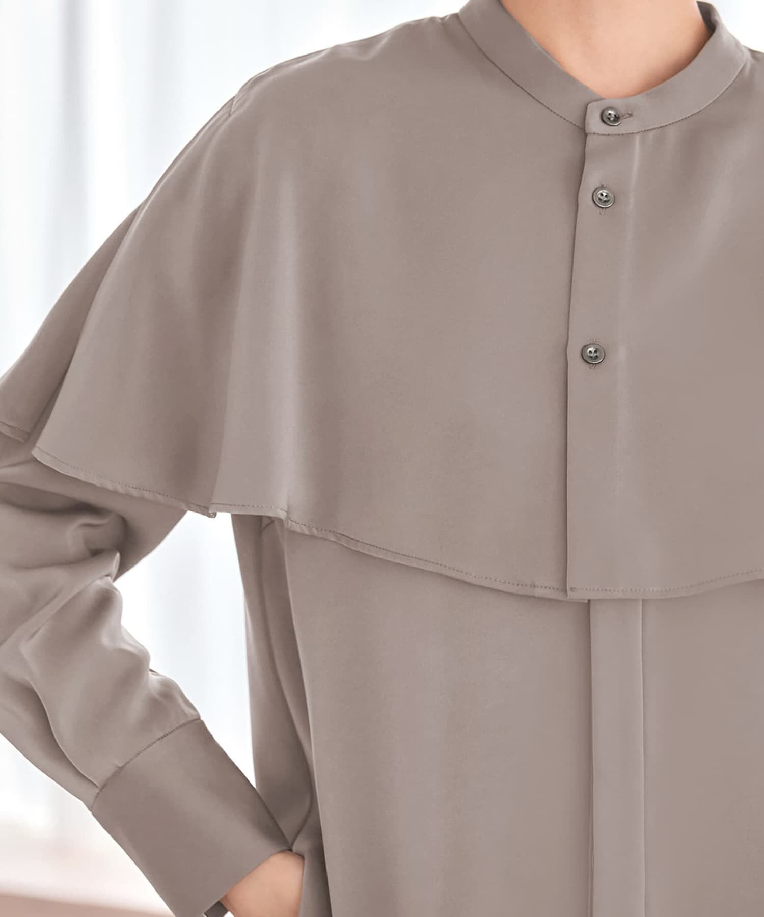 STYLE DELI「ケープ付き2WAYブラウス」|シャツ・ブラウス|