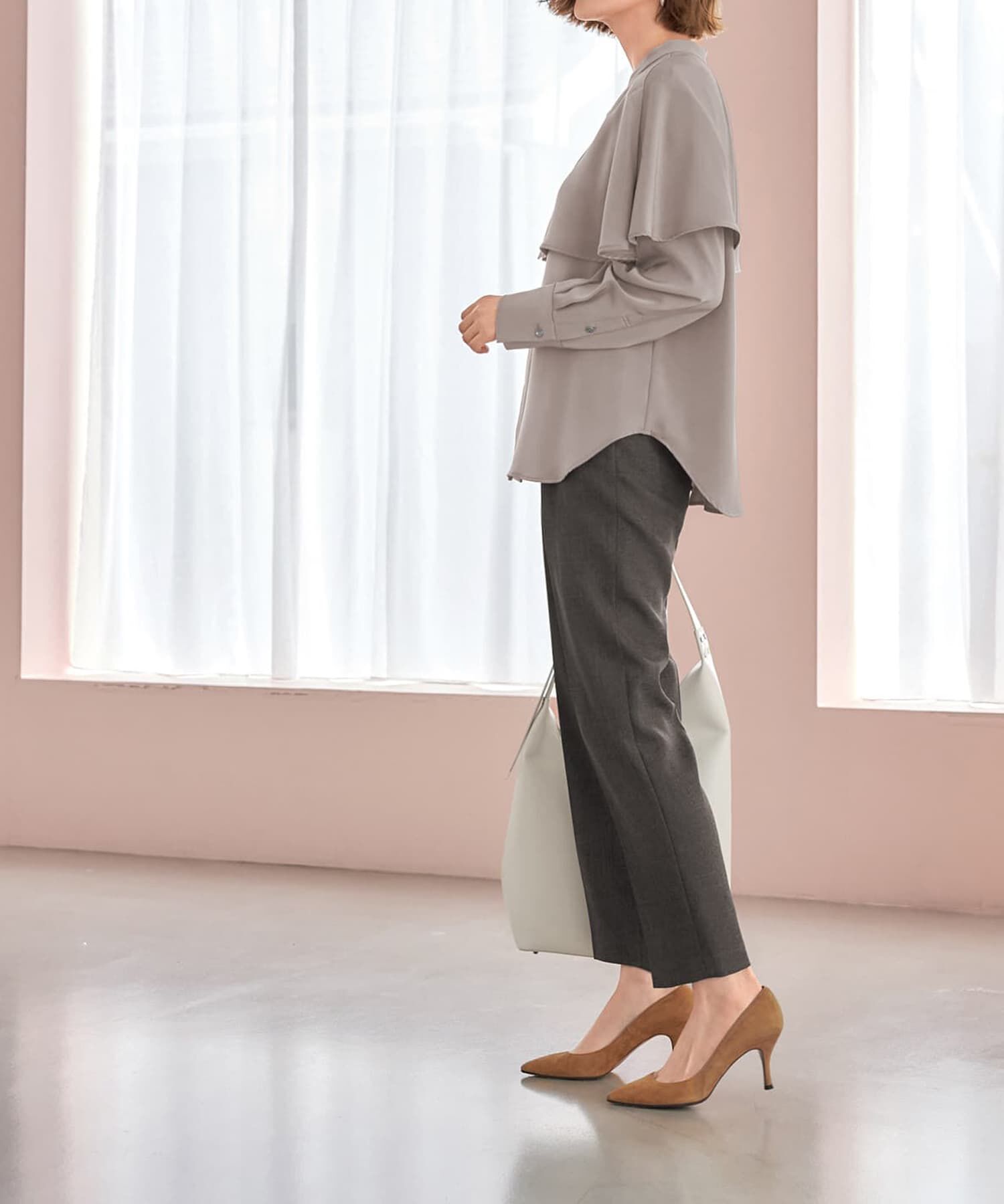 STYLE DELI「ケープ付き2WAYブラウス」|シャツ・ブラウス|