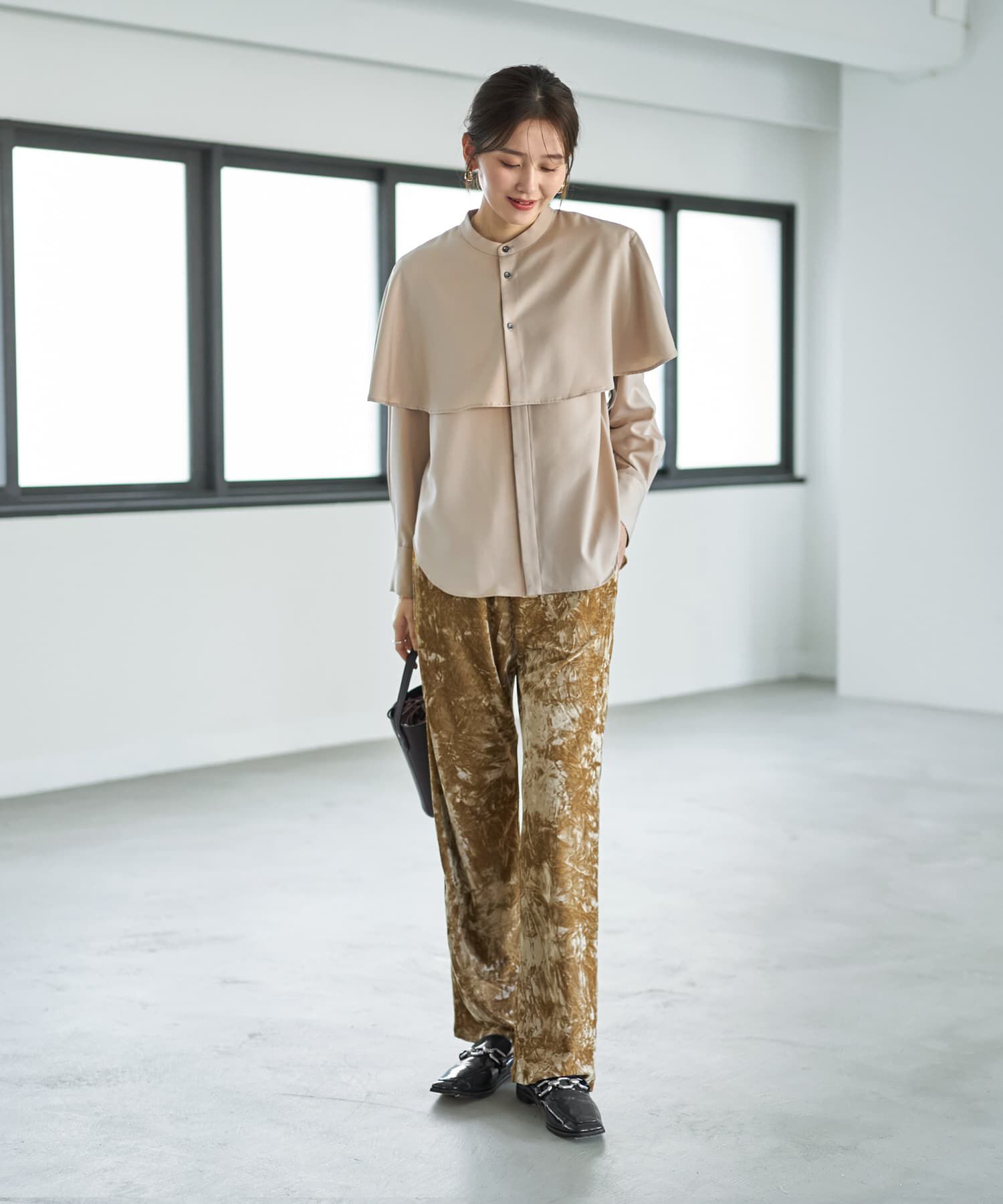 STYLE DELI「ケープ付き2WAYブラウス」|シャツ・ブラウス|