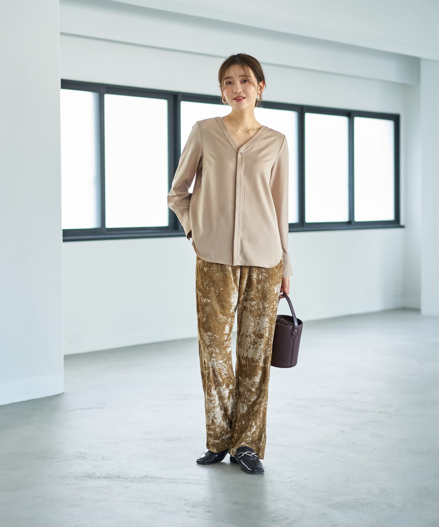 STYLE DELI「ケープ付き2WAYブラウス」|シャツ・ブラウス|