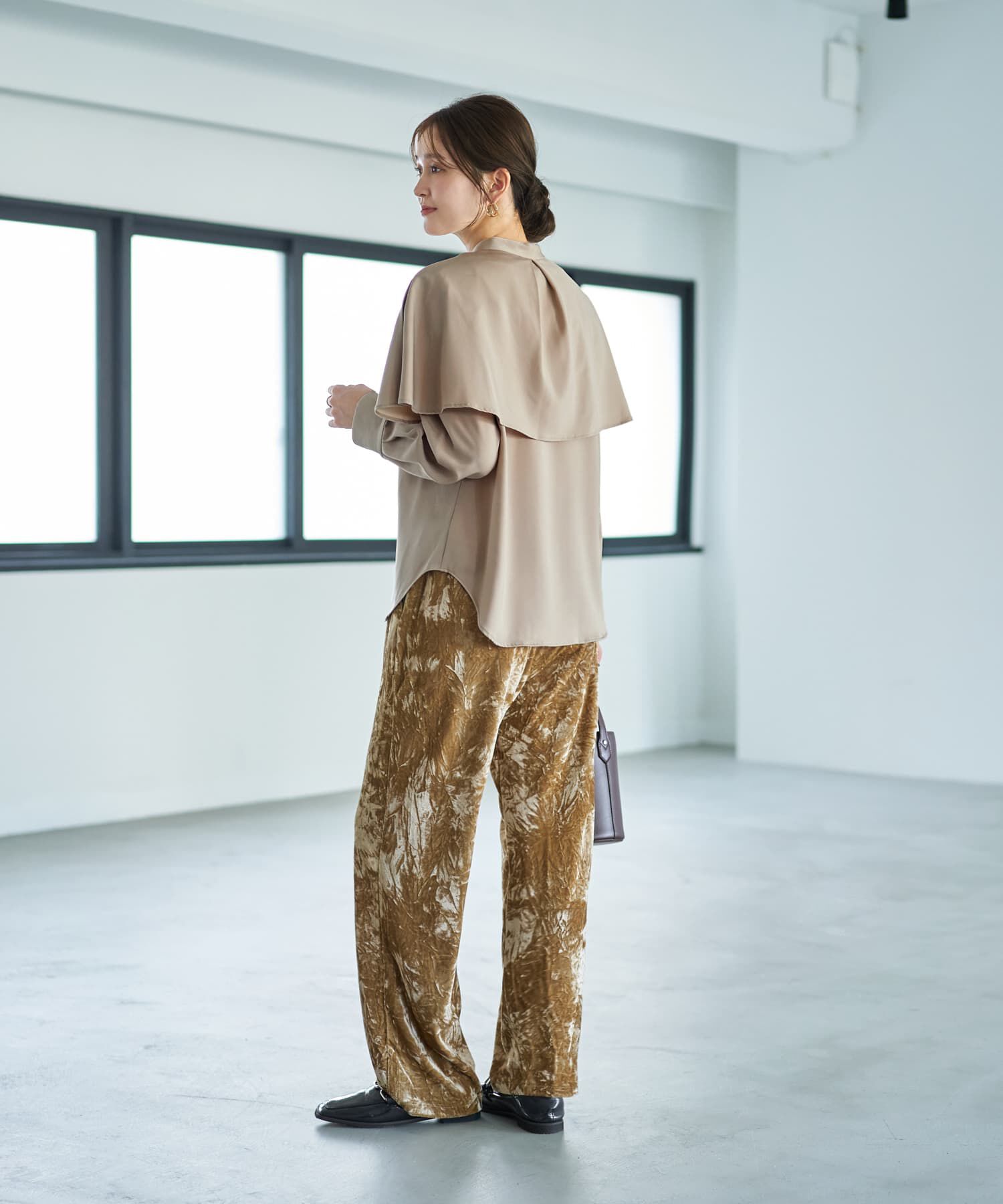 STYLE DELI「ケープ付き2WAYブラウス」|シャツ・ブラウス|