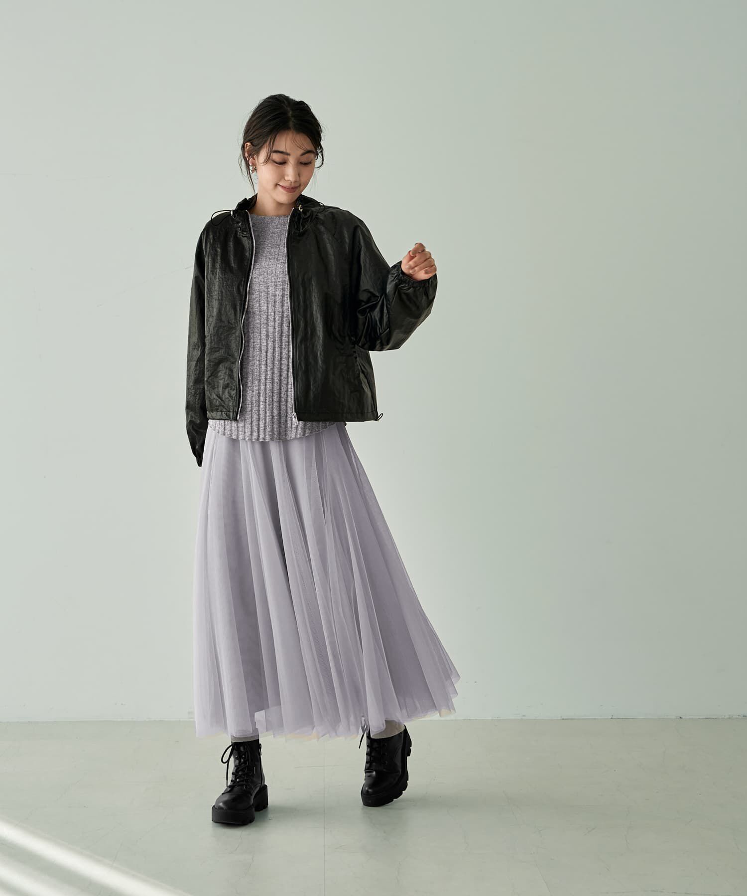 STYLE DELI「シワ加工フェイクレザーブルゾン」|その他|