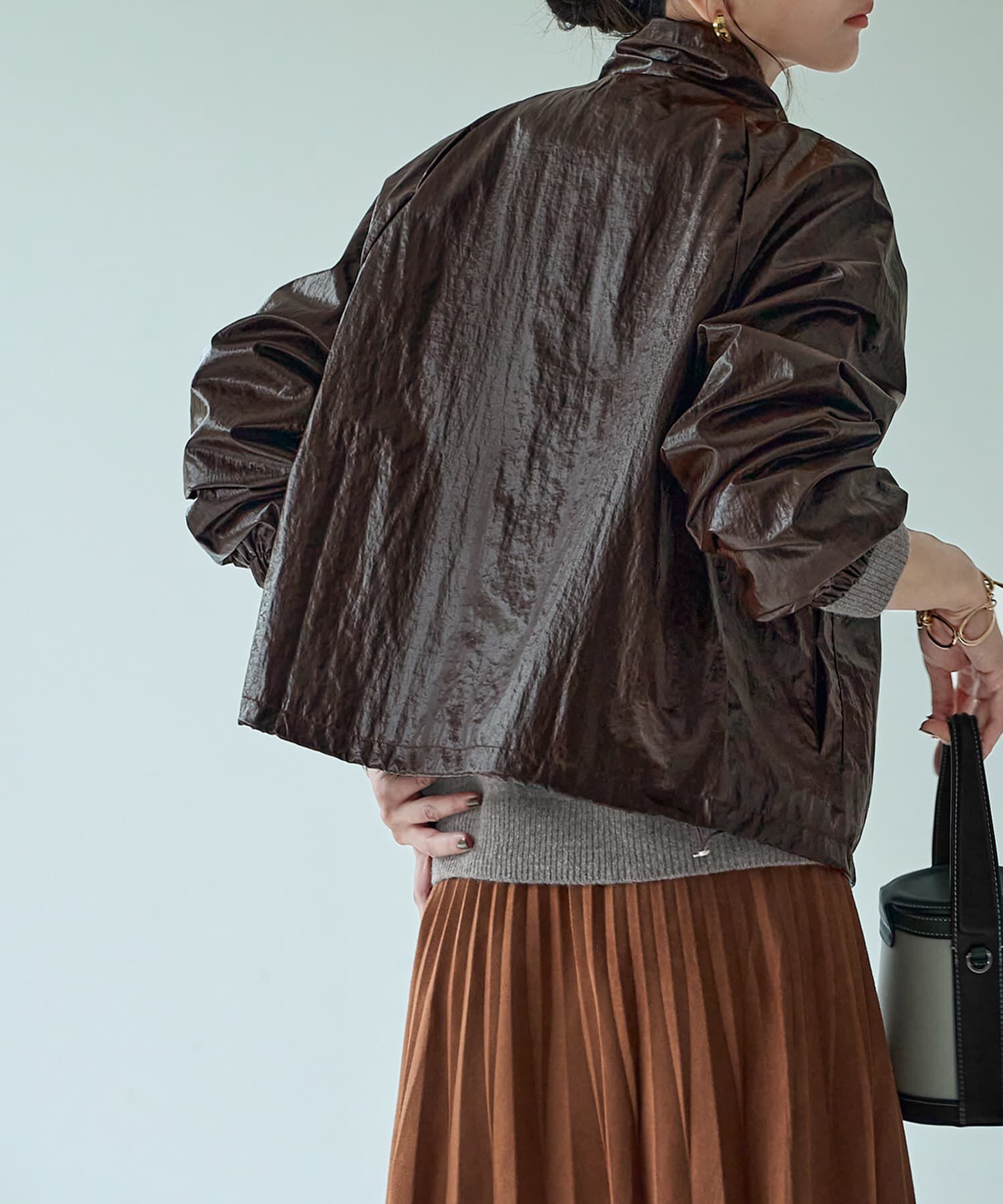 STYLE DELI「シワ加工フェイクレザーブルゾン」|その他|