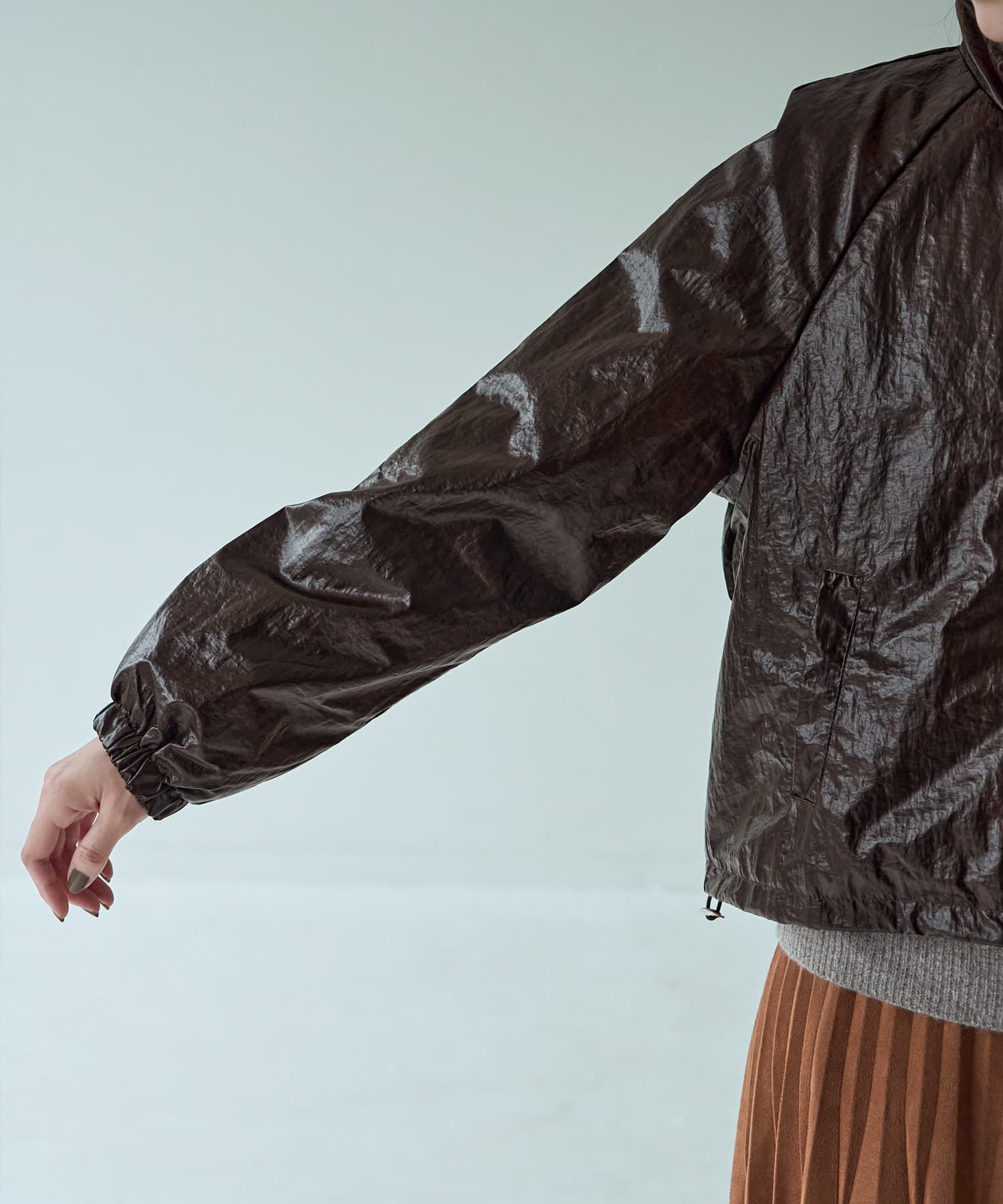 STYLE DELI「シワ加工フェイクレザーブルゾン」|その他|