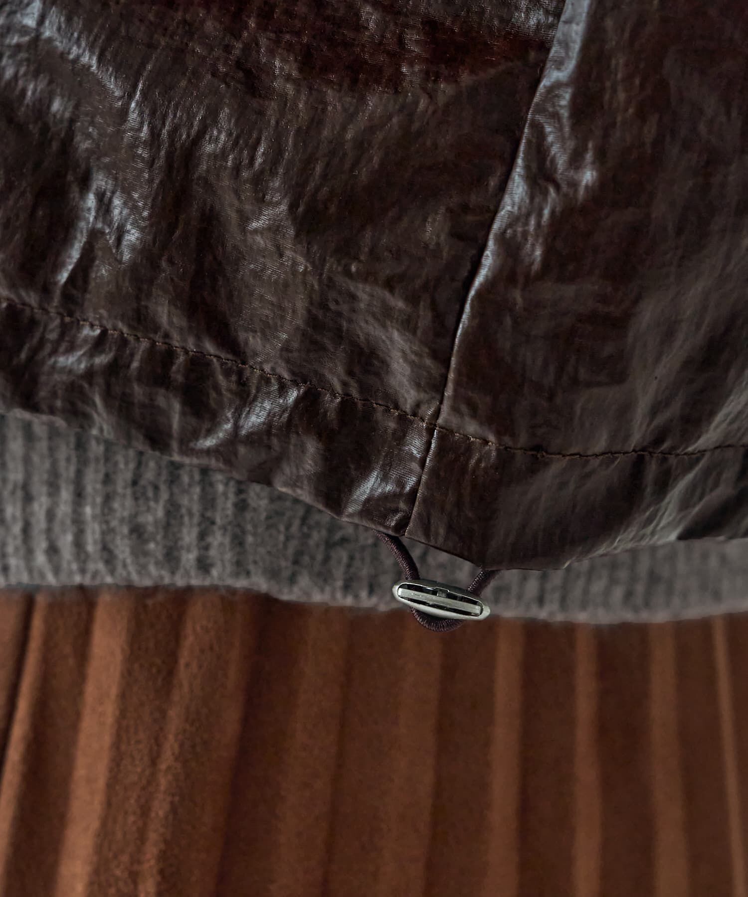 STYLE DELI「シワ加工フェイクレザーブルゾン」|その他|