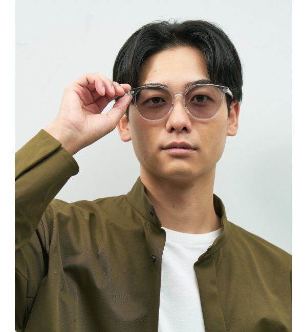  「【WEB限定】ボストン型 サングラス｜クリアフレーム│紫外線対策│Zoff」|サングラス|クリア