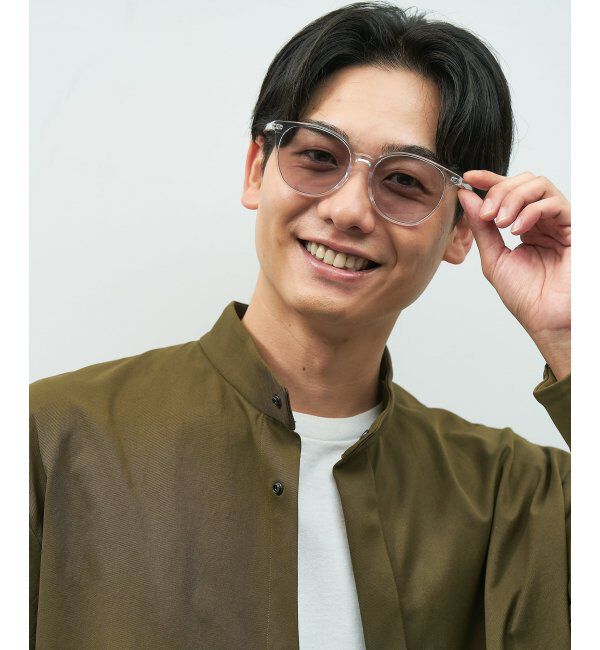  「【WEB限定】ボストン型 サングラス｜クリアフレーム│紫外線対策│Zoff」|サングラス|