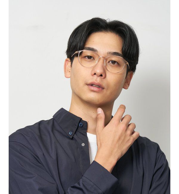  「ボストン型 メガネ 軽量 大人可愛い おうちメガネ 伊達メガネ レンズ交換券付」|メガネ|