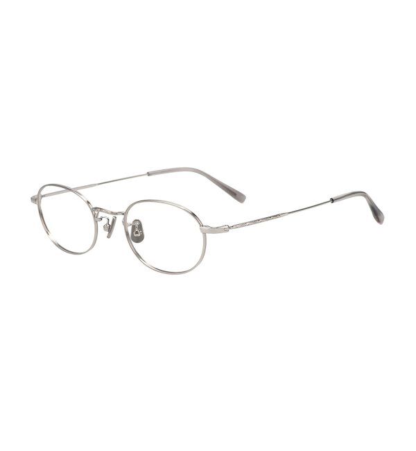  「Zoff｜横長 メガネ｜高級感 チタン｜Made in JAPAN （メイドインジャパン） レンズ交換券付」|メガネ|