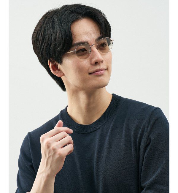  「SUNCUTGlasses/UV100%CUT サングラス カラーレンズ メタルフレーム UVカット 紫外線対策 Zoff」|サングラス|