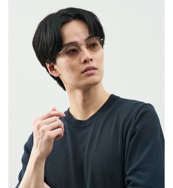  「SUNCUTGlasses/UV100%CUT サングラス カラーレンズ メタルフレーム UVカット 紫外線対策 Zoff」|サングラス|