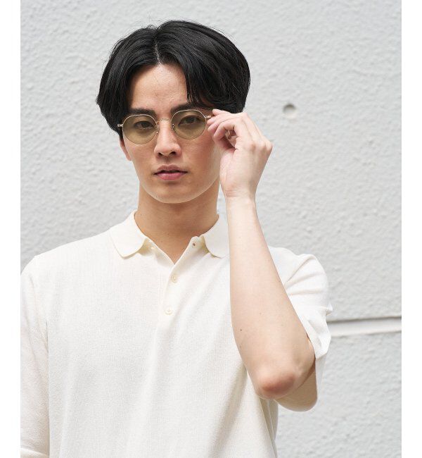  「SUNCUTGlasses/UV100%CUT サングラス カラーレンズ メタルフレーム UVカット 紫外線対策 Zoff」|サングラス|