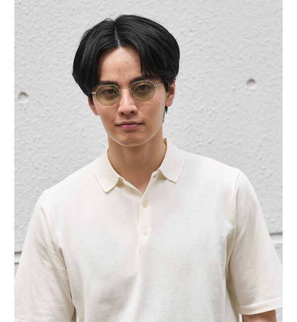  「SUNCUTGlasses/UV100%CUT サングラス カラーレンズ メタルフレーム UVカット 紫外線対策 Zoff」|サングラス|