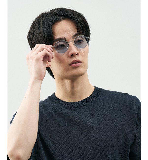  「SUNCUTGlasses/UV100%CUT サングラス カラーレンズ メタルフレーム UVカット 紫外線対策 Zoff」|サングラス|