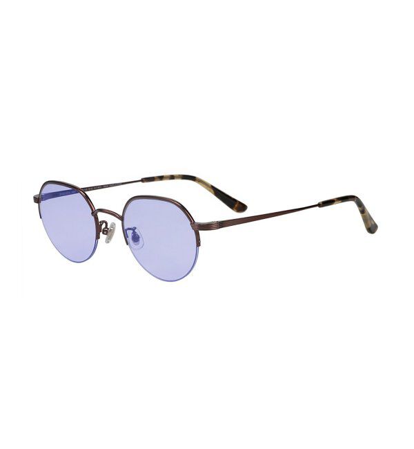  「SUNCUTGlasses/UV100%CUT サングラス カラーレンズ メタルフレーム UVカット 紫外線対策 Zoff」|サングラス|