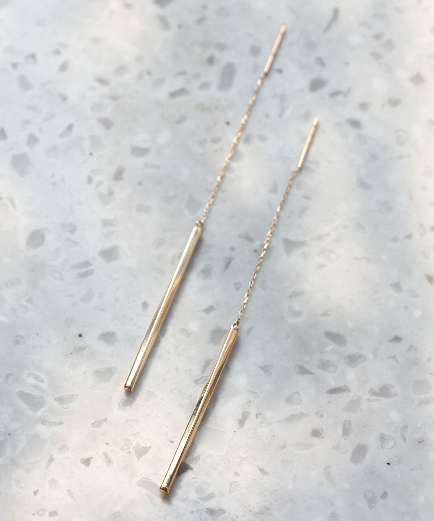 JUPITER「【K10】バーデザインアメリカンピアス」|ピアス|