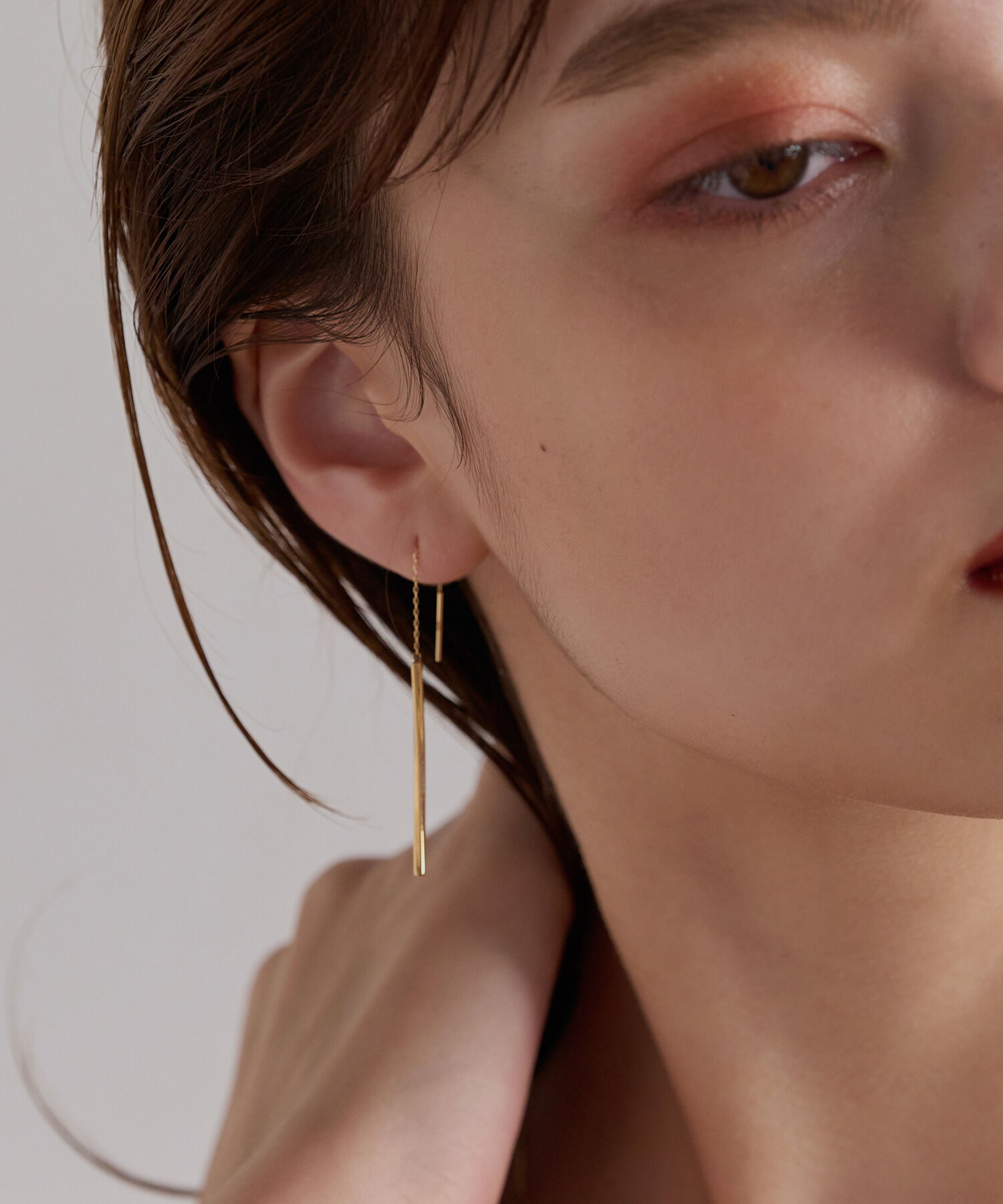 JUPITER「【K10】バーデザインアメリカンピアス」|ピアス|