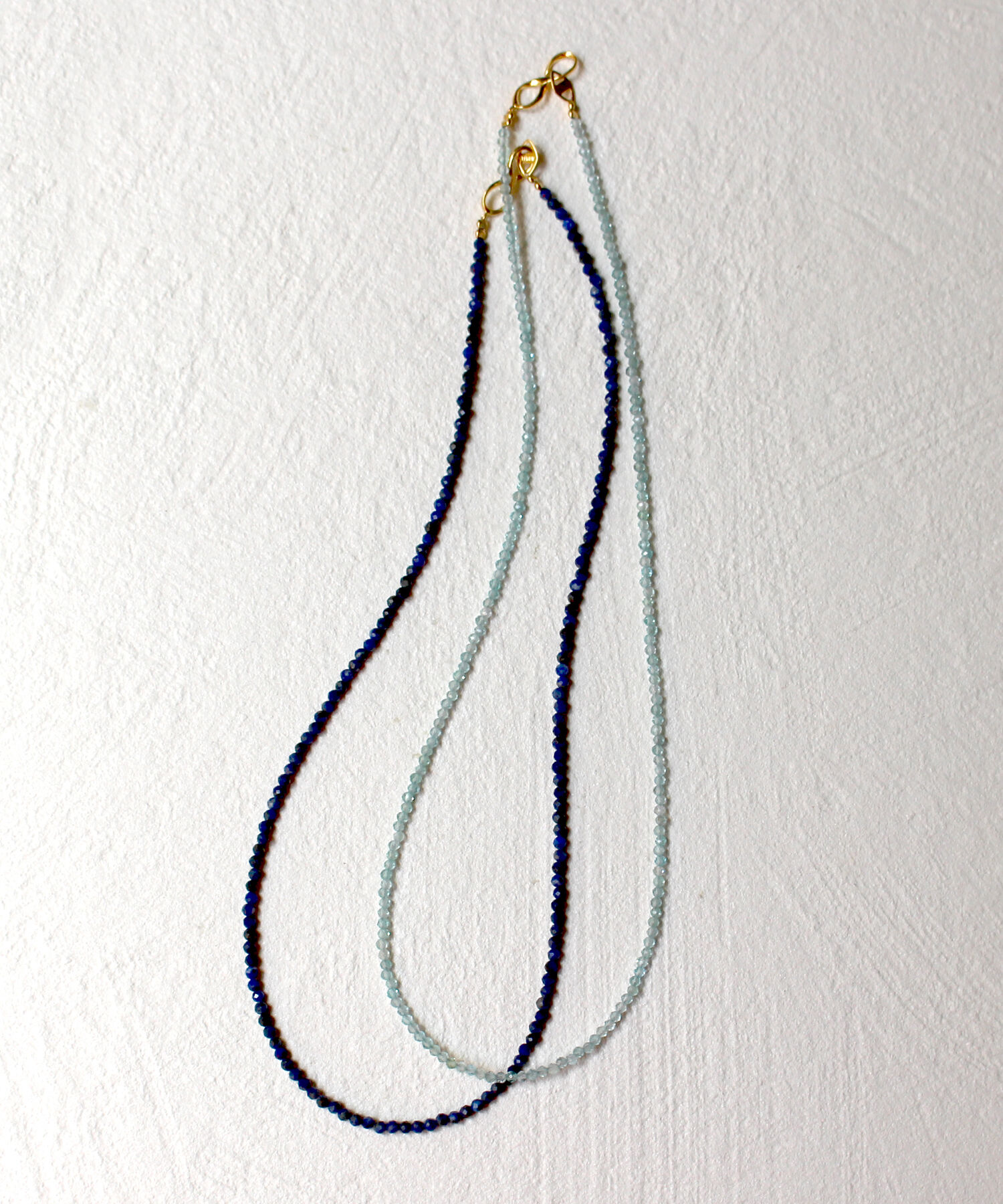 JUPITER「天然石ビーズネックレス/金属アレルギー対応/ニッケルフリー　ラピスラズリ」|ネックレス|