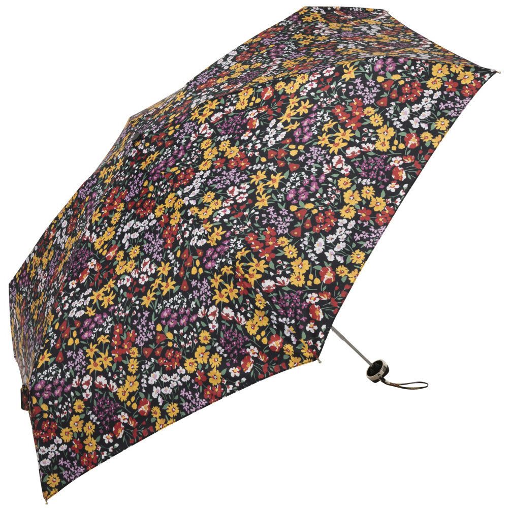 BACKYARD FAMILY「折りたたみ傘 レディース 通販 because 傘 軽量 ブランド 折り畳み傘 晴雨兼用 50cm」|傘|ブラック2