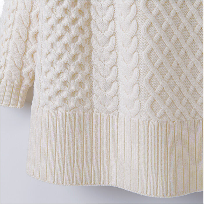 BACKYARD FAMILY「MIND マインド ケーブルニット セーター レディース 長袖 通販 プルオーバー 重ね着」|ニット・セーター|