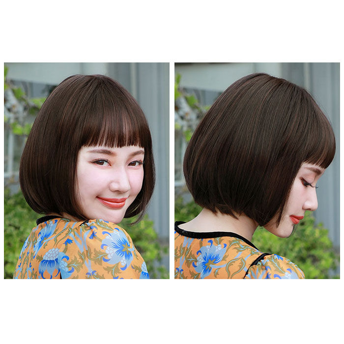 BACKYARD FAMILY「プリシラ ウィッグ 通販 フルウィッグ ボブ オールウィッグ モアシルキーボブ A-703 かつら」|ヘアスタイリング|