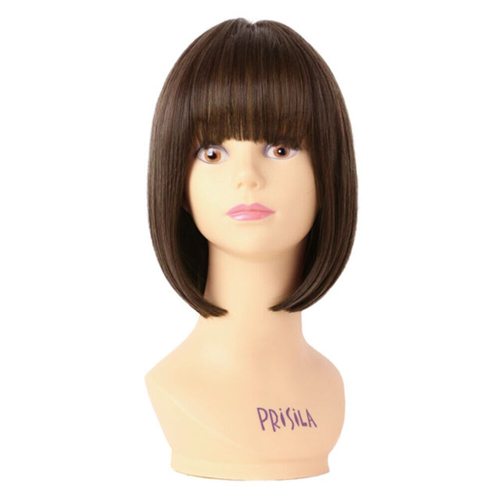 BACKYARD FAMILY「プリシラ ウィッグ 通販 フルウィッグ ボブ オールウィッグ モアシルキーボブ A-703 かつら」|ヘアスタイリング|ブラウン1