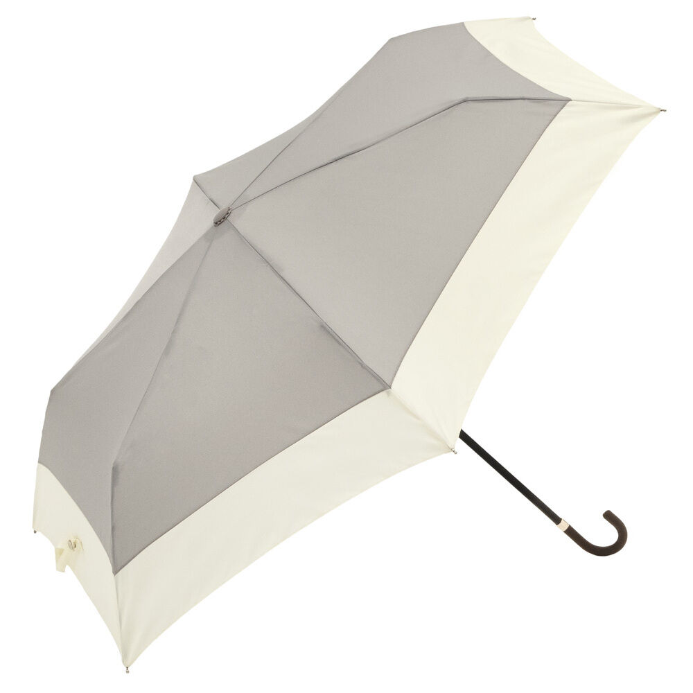 BACKYARD FAMILY「because ビコーズ 折りたたみ傘 50cm 通販 晴雨兼用傘 傘 かさ カサ 婦人傘」|傘|グレー1