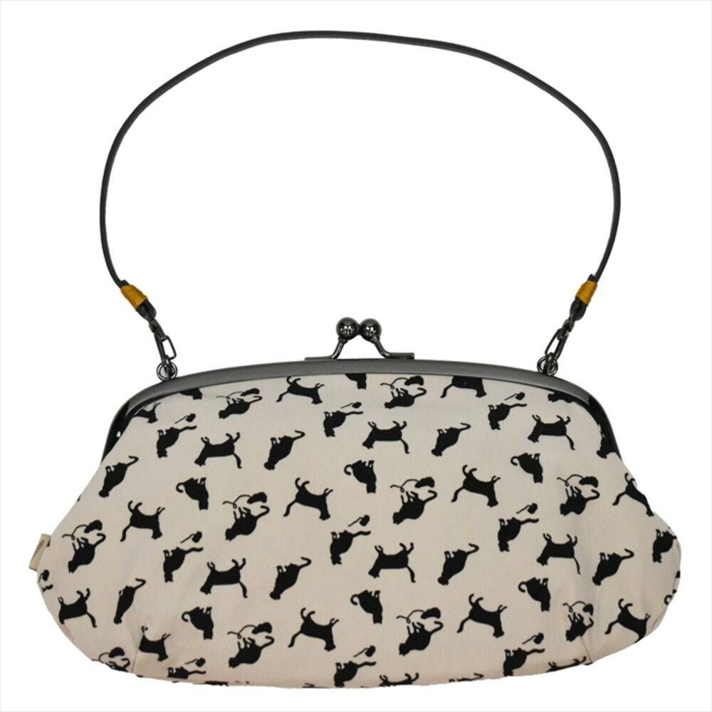 BACKYARD FAMILY「がま口ショルダーバッグ 楽天 ハンドバッグ 手提げ ショルダーバッグ ショルダーバック がま口」|ショルダー・メッセンジャー|ホワイト1